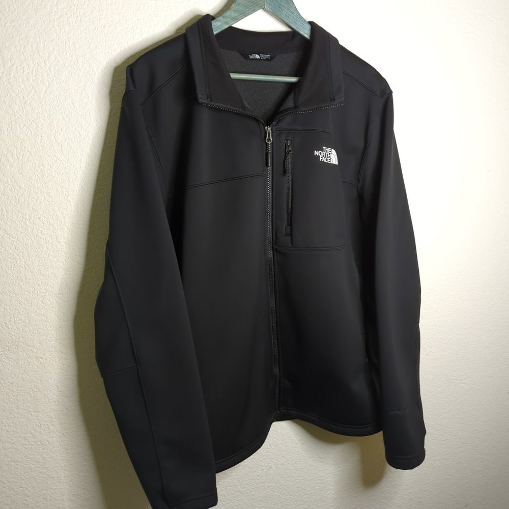North Face Full Zip Black Jacket